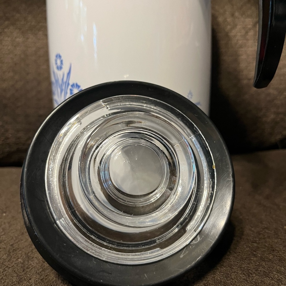 10 cup Corning ware Blue Cornflower electric percolator